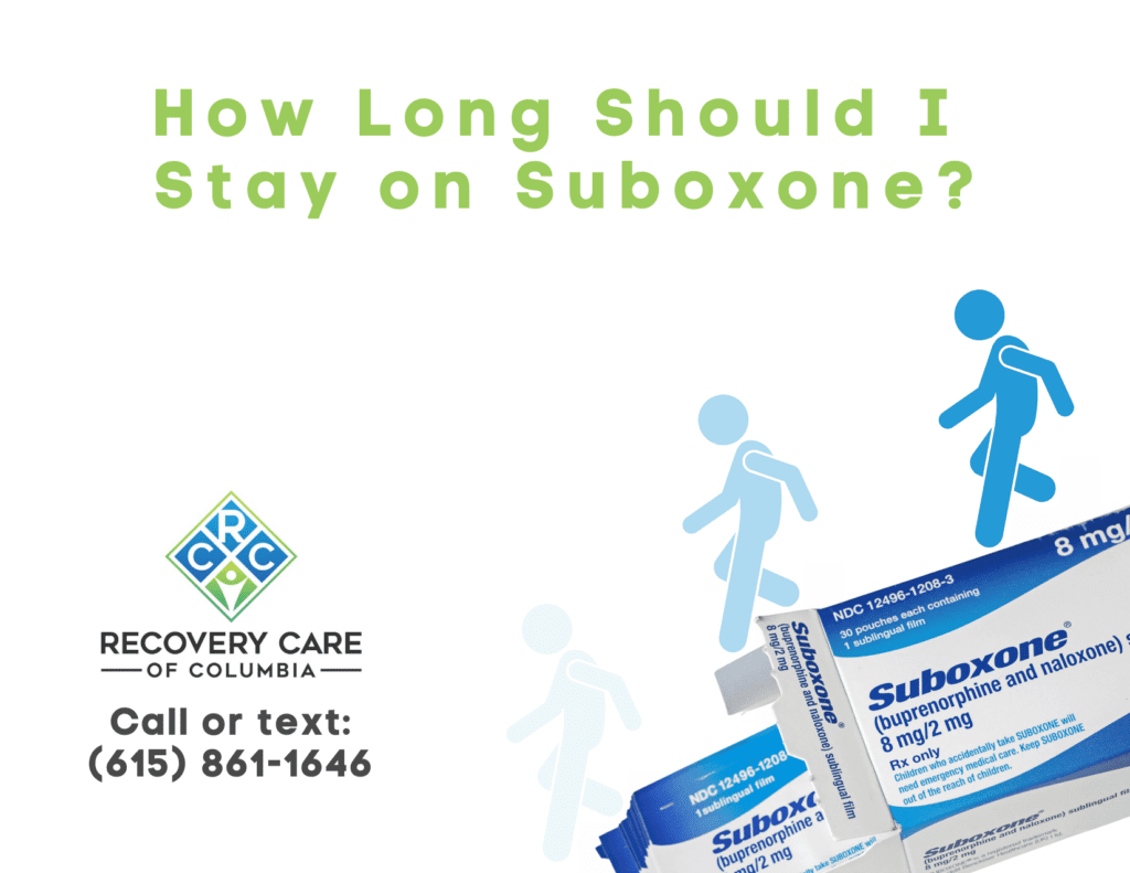 We help people taper off of Suboxone at Recovery Care of Columbia TN a Suboxone Clinic in Maury County