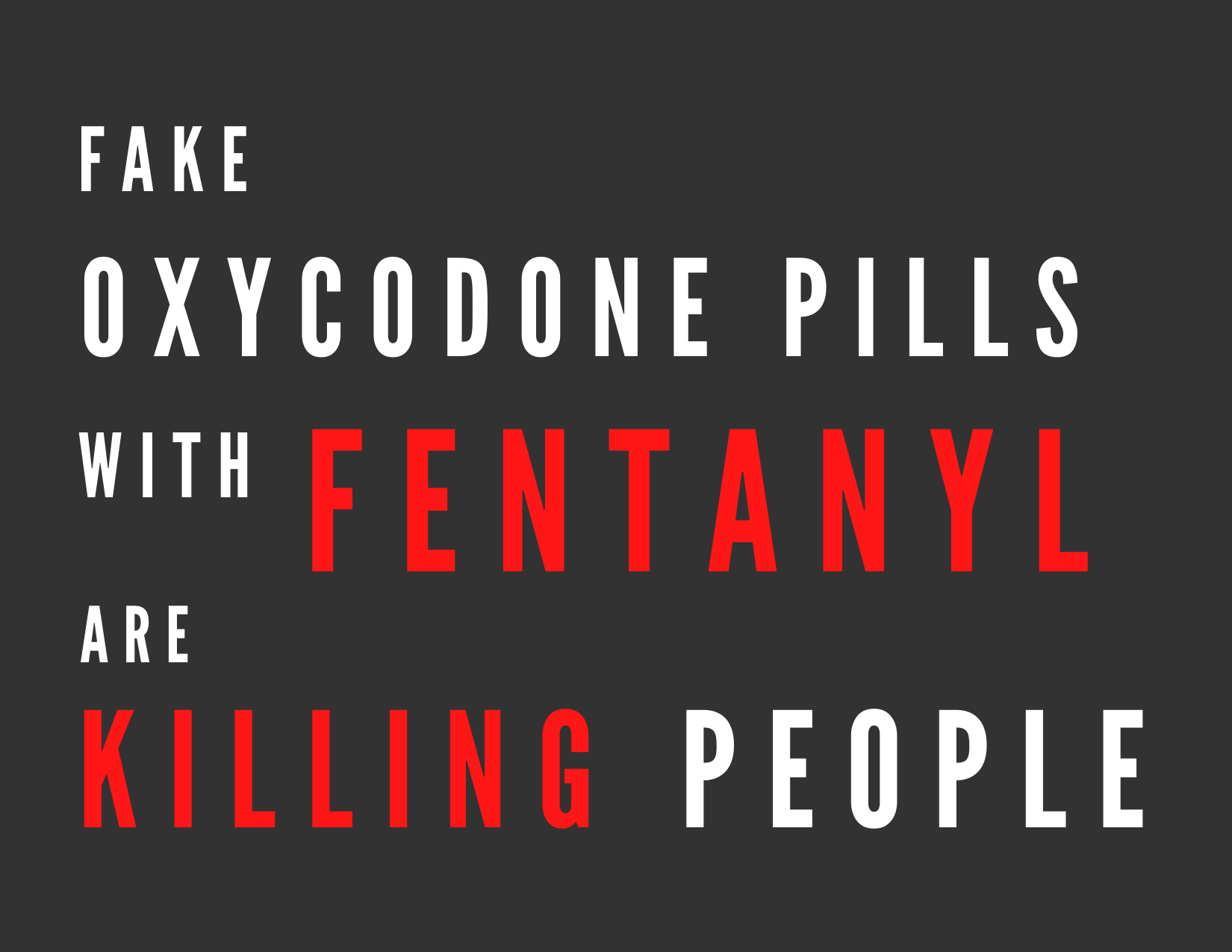 Fake Pills Killing Innocent people