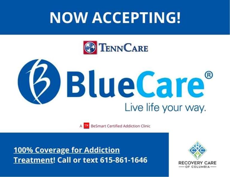 Columbia TN Suboxone Clinic Now Accepting BlueCare TennCare Columbia