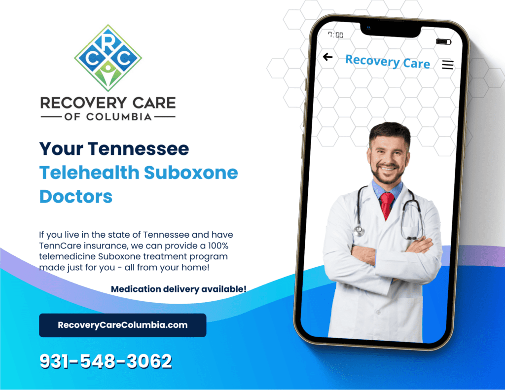 Telehealth Suboxone Doctors in Tennessee accepting TennCare Medicaid