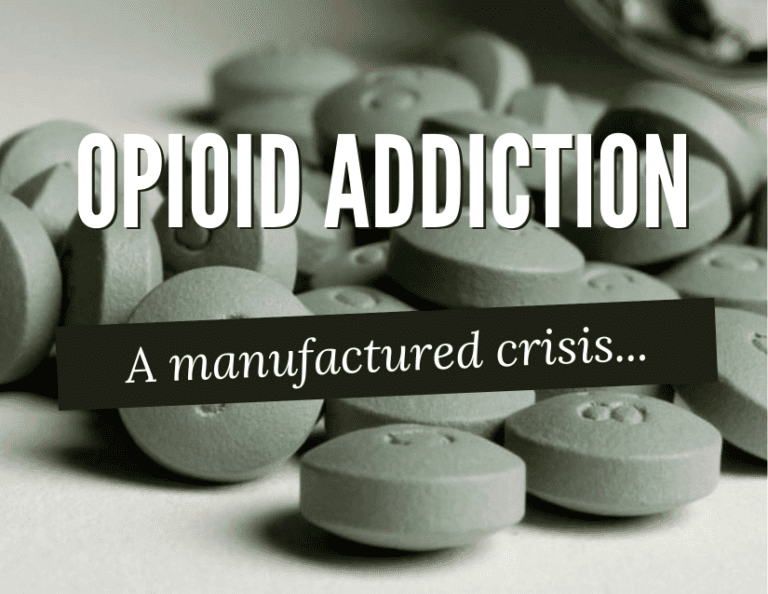 A large number of pain pills symbolize the widespread opioid addiction crisis