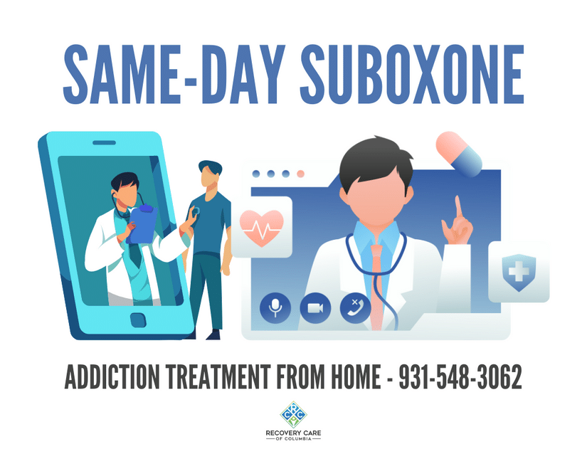Same-Day Suboxone treatment can eliminate withdrawals and cravings associated with opioid addicrtion