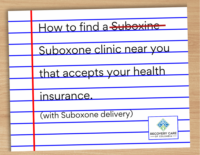 Suboxine telemedicine treatment means treating opioid withdrawals and cravings from home without the hassles of driving to a Suboxine clinic near you