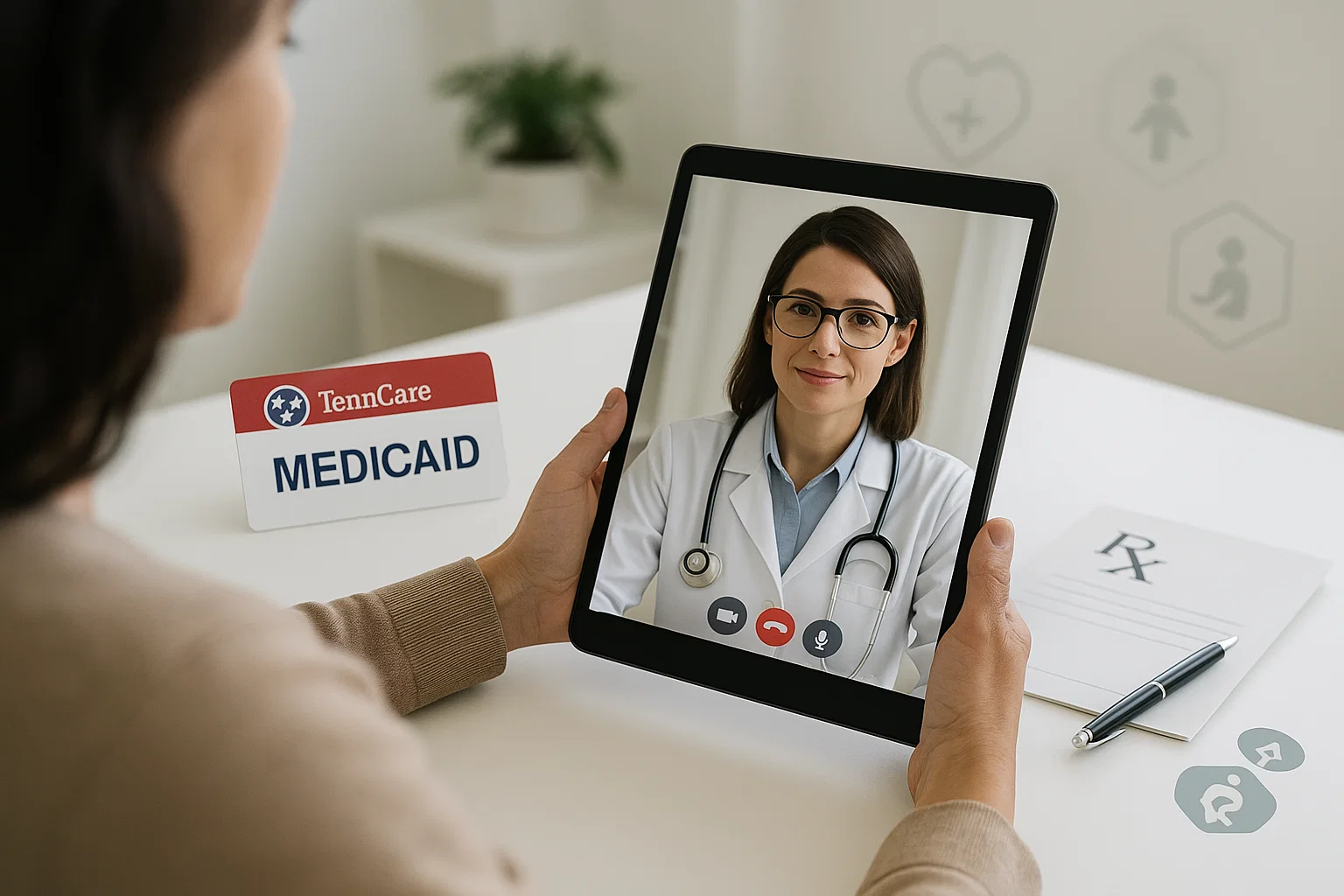 Patient receiving Suboxone treatment through a Medicaid-approved telehealth clinic in Tennessee