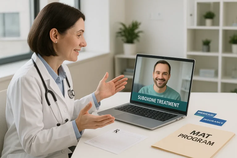 Insurance-accepted Suboxone telemedicine visit in Tennessee