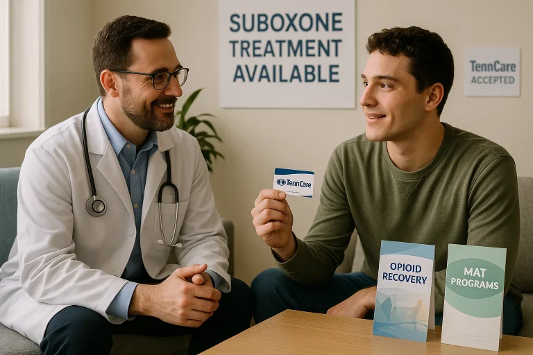 TennCare-covered Suboxone telemedicine appointment in Tennessee