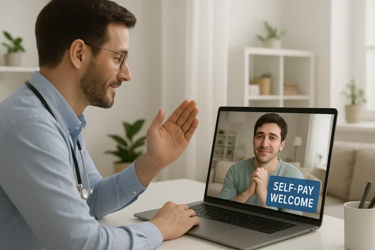 Uninsured Tennessee patient receiving affordable Suboxone treatment online