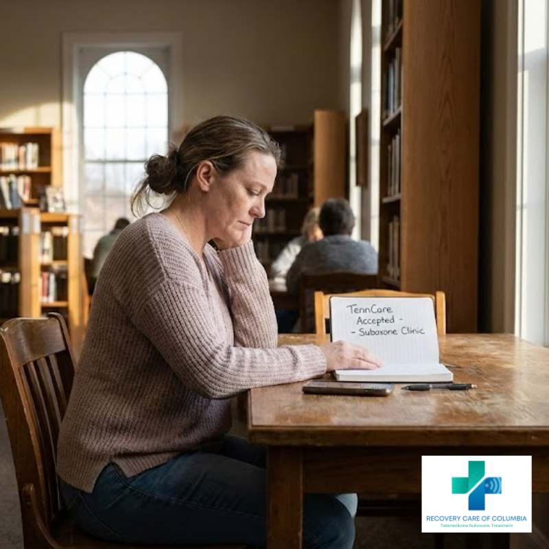 Online Suboxone clinic appointment for a TennCare patient in Tennessee