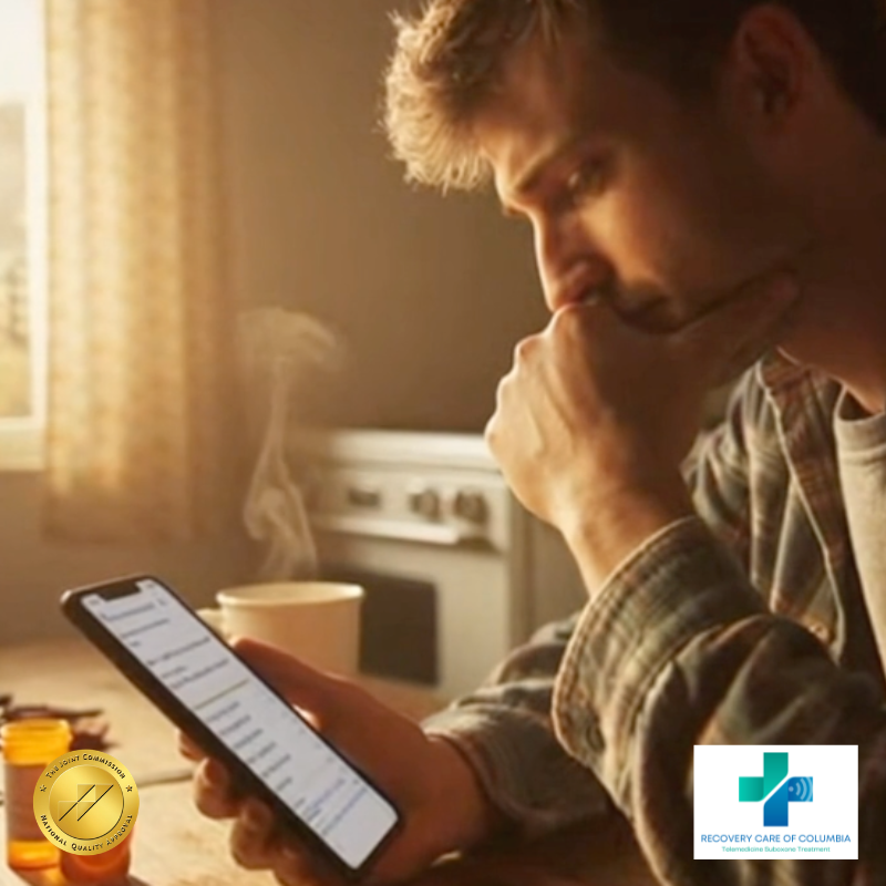 Recovery Care of Columbia clinic providing telemedicine Suboxone treatment in Maury County Tennessee