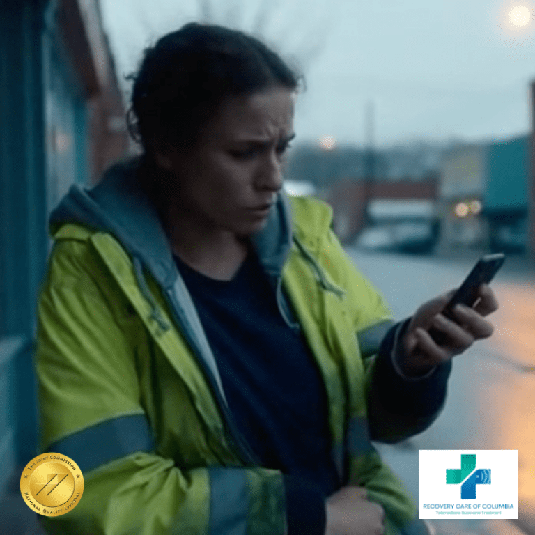 diagram showing buprenorphine displacing opioids from brain receptors causing precipitated withdrawal