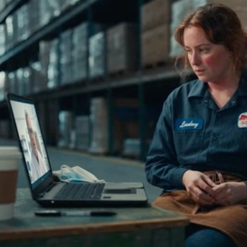 patient attending telemedicine Suboxone appointment from home in rural Tennessee