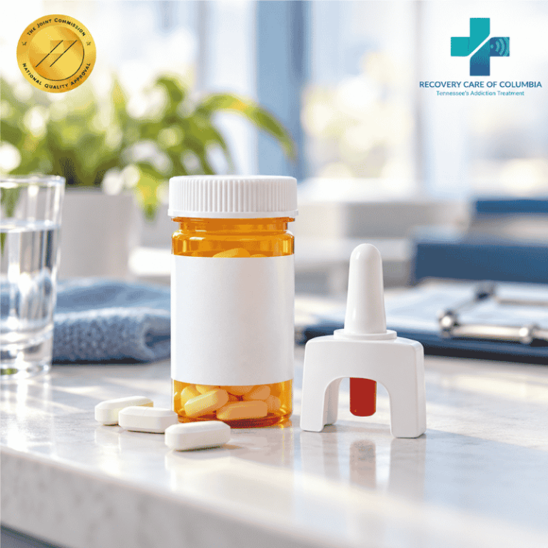 Suboxone medication and naloxone nasal spray for opioid overdose safety